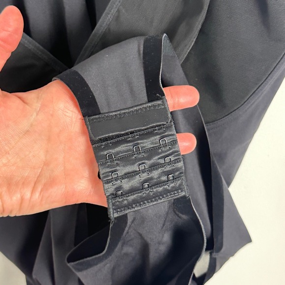 Knix Black Mesh Bodysuit Womens Size‎ XXXXL Ashley Graham NEW Canada Sheer Bra - Picture 9 of 15